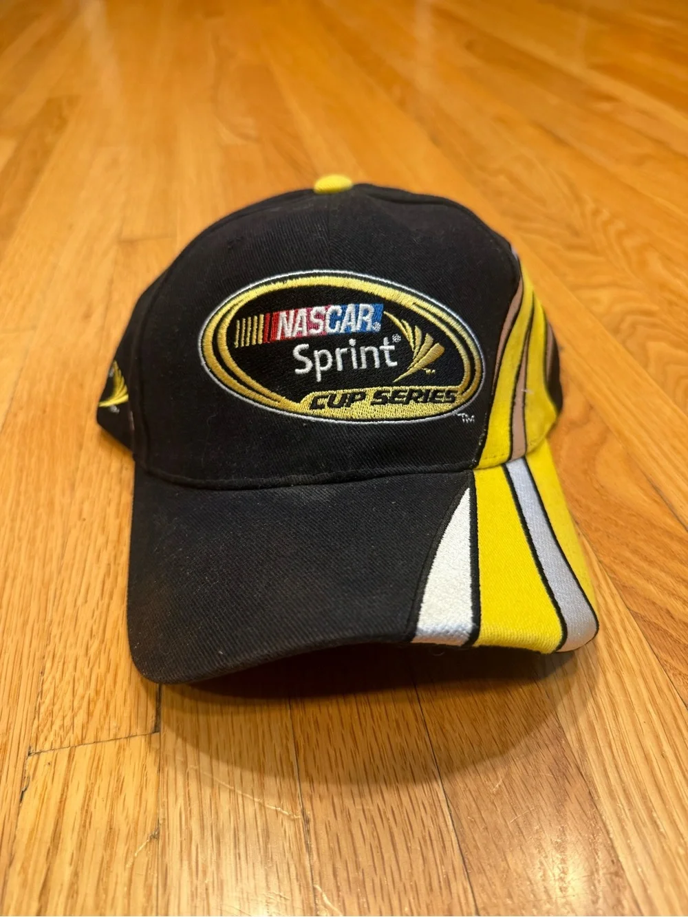 NASCAR Sprint Cup Series Black and Yellow Baseball Hat
